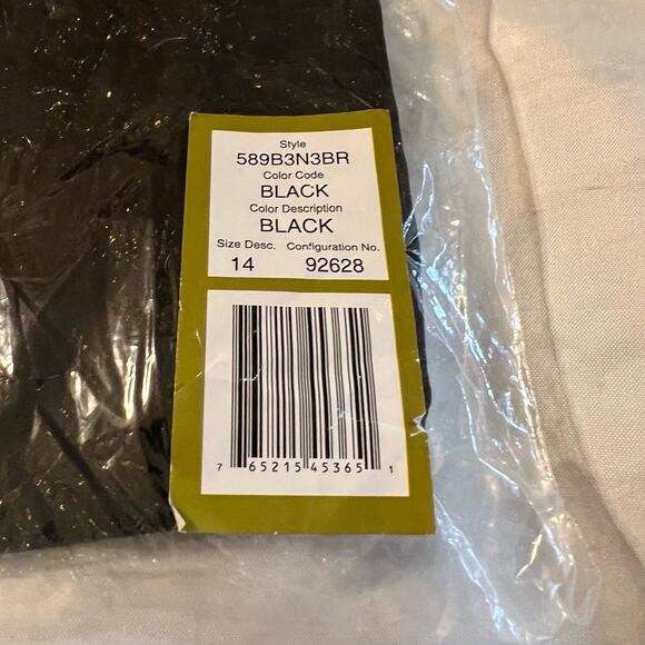 Briggs Black Pants 14 NWT - Picture 2 of 7